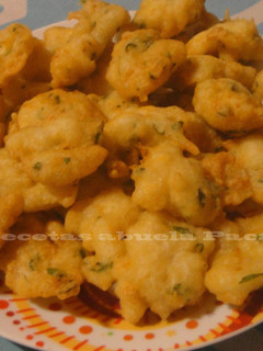 Una foto de Buñuelos de bacalao
