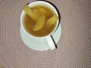 Una foto de ponche de naranja
