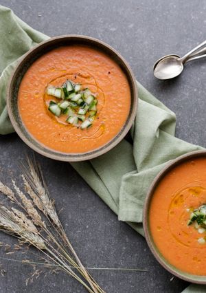 Une photo de Gazpacho de Seville