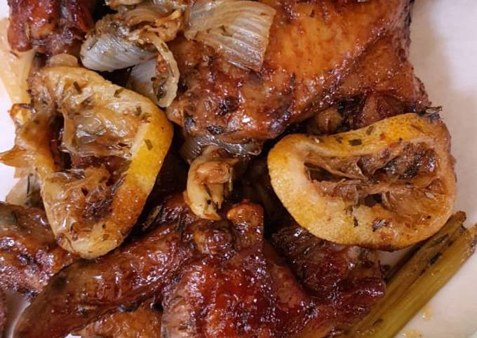 Resep Garlic Lemon Chicken Wing, Sempurna