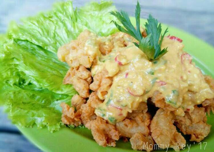 Cumi Goreng Telur Asin