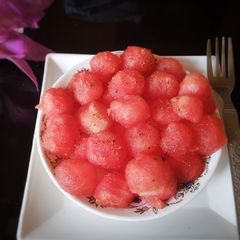 Watermelon salad A picture of Watermelon salad.