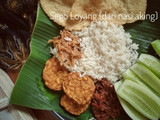 Sego loyang (nasi loyang) Khas Jepara