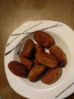 Una foto de Croquetas de shiitake y pollo
