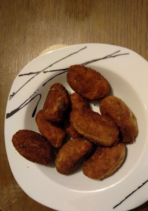 Una foto de Croquetas de shiitake y pollo