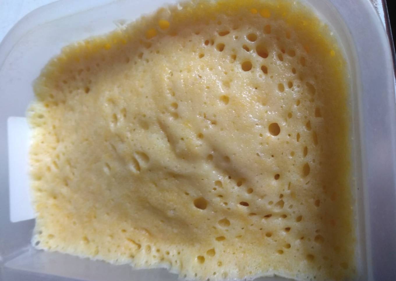 Bizcochuelo de calabaza al microondas