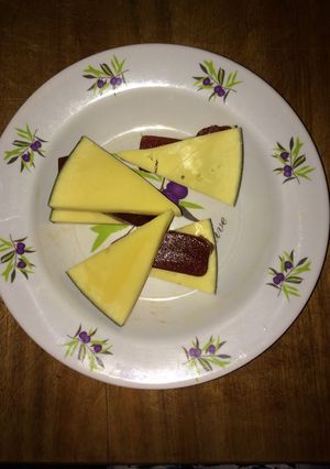 Una foto de Conserva de guayaba con queso