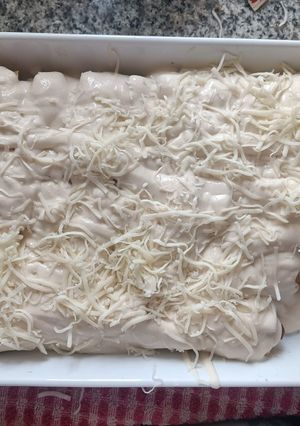 Una foto de Canelones rellenos de carne y huevo