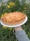 Tarta de coco y dulce de leche