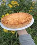 Tarta de coco y dulce de leche
