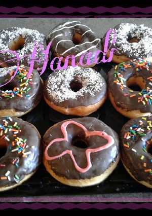 صورة لوصفة الدونات الامريكية الهشة بطريقة مضمونة مثل المحلات🍩