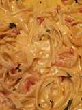 Skillet creamy garlic shrimp