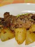 Braciole Cosce di Pollo con Patate al Forno