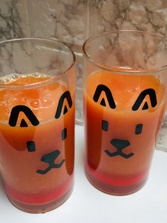 Una foto de Jugo De Papaya y Naranja 🥤