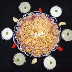 Chana pulao A picture of Chana pulao.