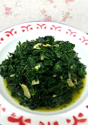 Foto resep Daun Singkong Tumbuk (Tung Ubi Cak)