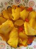 Patatas guisadas con merluza, en un plis plas