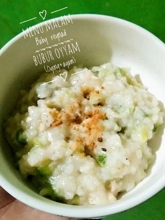 Langkah Mudah untuk Membuat Resep Bubur oyyam (oyong + ayam) mpasi 11 bulan yang Lezat Sekali Anti Ribet, Lezat Sekali