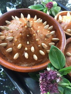 Una foto de Arnadí, postre tradicional valenciano, de calabaza 🎃