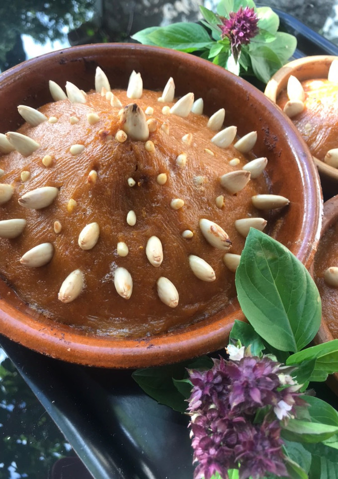 Una foto de Arnadí, postre tradicional valenciano, de calabaza 🎃