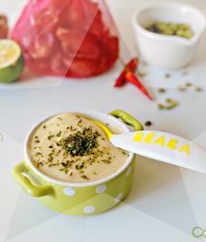 đậu hà lan và thịt gà