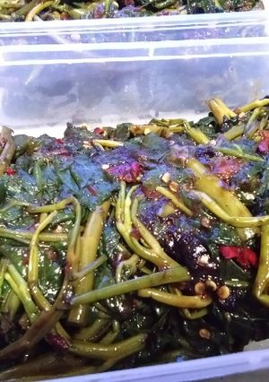 Foto resep Rujak kangkung