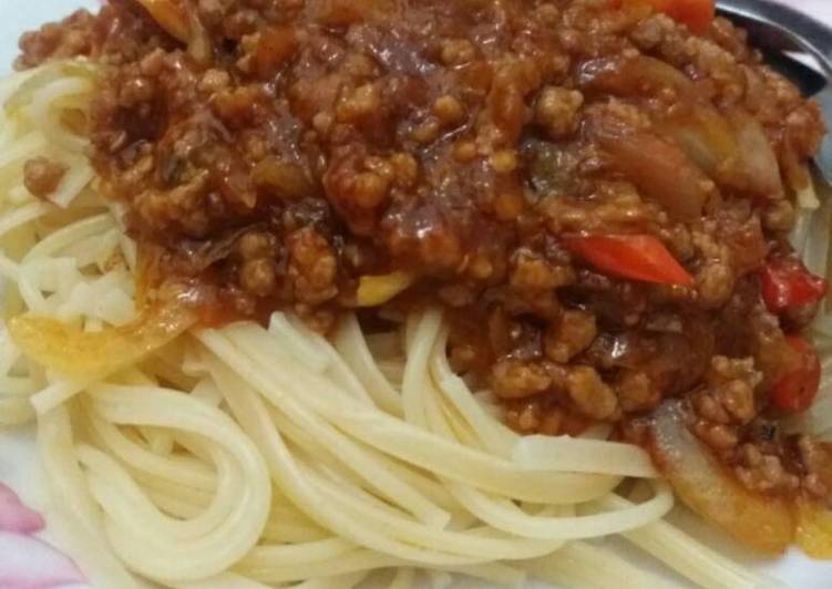 Spagetty ala anak kos