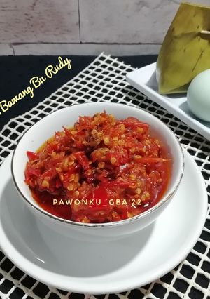 Foto resep 839 Sambal Bawang Bu Rudy