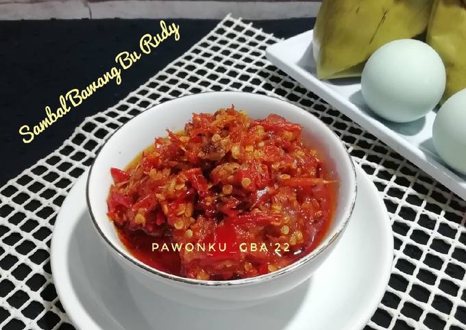 Resep 839 Sambal Bawang Bu Rudy Oleh 🍹🍕 Pawonku 🍜🍚 Cookpad