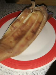 Una foto de Oreja a la plancha. Típica ración de bareto español