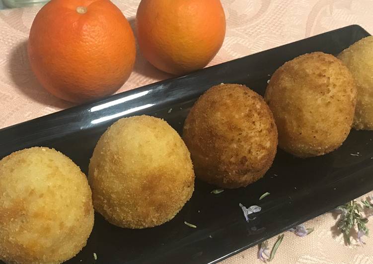 Arancini al ragú, plato siciliano, el preferido del "comisario Montalbano 😎"