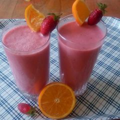 A picture of Strawberry 🍓 smoothie.