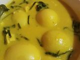 Gulai Telur dan Daun Mangkok