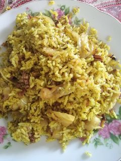 عکسی از دستور کلم پلو با گوشت چرخ کرده