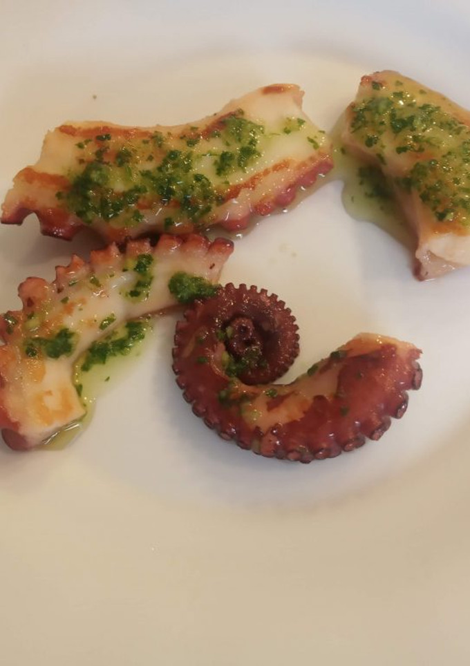Una foto de Pulpo cocido a la plancha