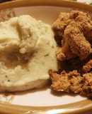 Puré de Coliflor + nugget (grez)