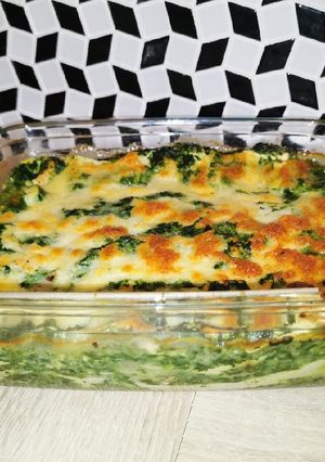 Une photo de Lasagne épinards/saumon