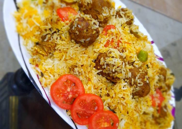 Monday Fresh Kofta Biryani (leftover Kofta Curry)