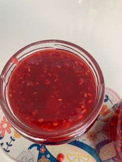 Una foto de Mermelada de frambuesa Thermomix