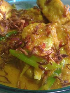 Foto resep Sayur tahu santan kuah kuning