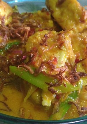 Foto resep Sayur tahu santan kuah kuning