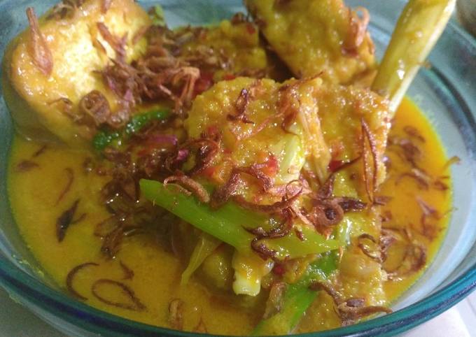 Resep Sayur Tahu Santan Kuah Kuning Oleh Ryana Dhewi Cookpad