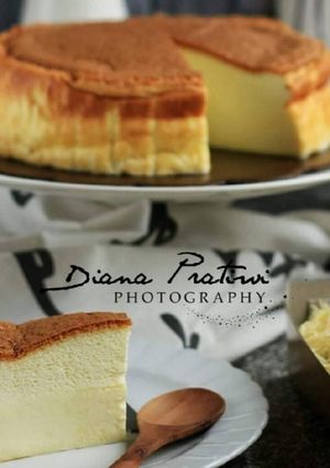 Foto resep Flourless Japanese cheese cake Keto