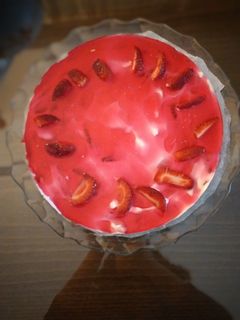 عکسی از دستور چیز کیک به همراه ژله