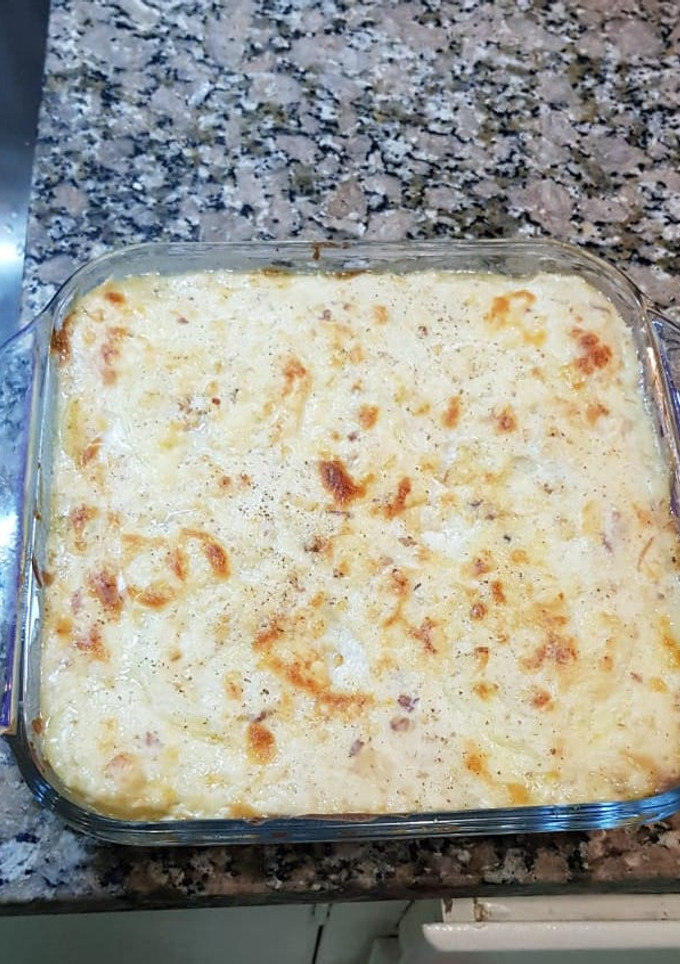Una foto de Papas a la crema "SIN CREMA"
