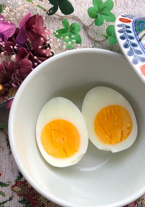 A picture of Economizing Boiled Egg.