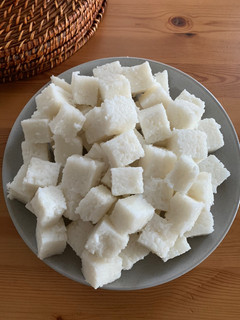 Foto resep Lontong Rice Cooker (lontong mudah tanpa plastik/janur/daun pisang) nama lainnya Pressed Rice Cake