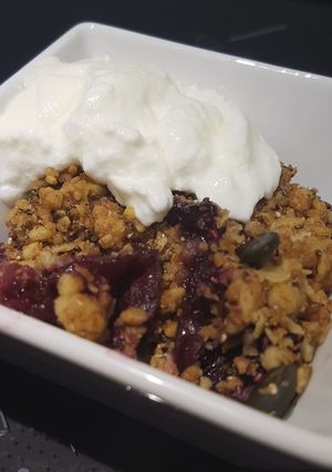 Foto principal de Crumble de cerezas