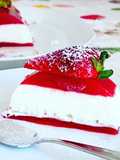 Tronchetto freddo panna e fragole 🍓🍓