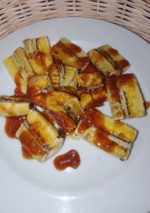 Foto resep Pisang Panggang Airfryer Saus Karamel Susu